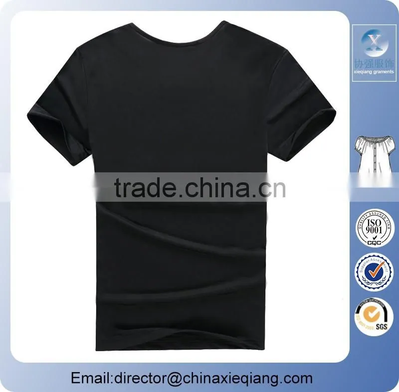 Cheap custom silk screen print men's t shirt with wholesale price