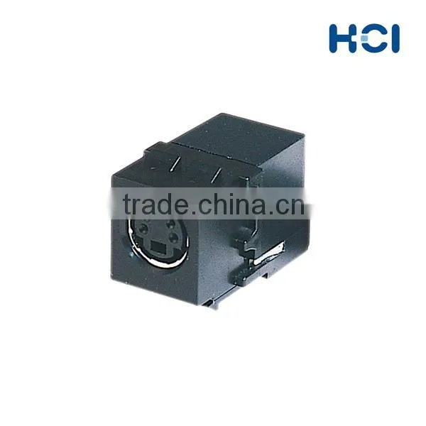 S-Video Jack Female to Female Nickel Plated AV Coupler