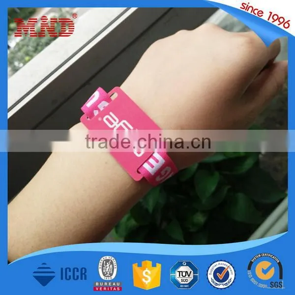 MDWW26 Adjustable RFID Woven Bracelet For Concert