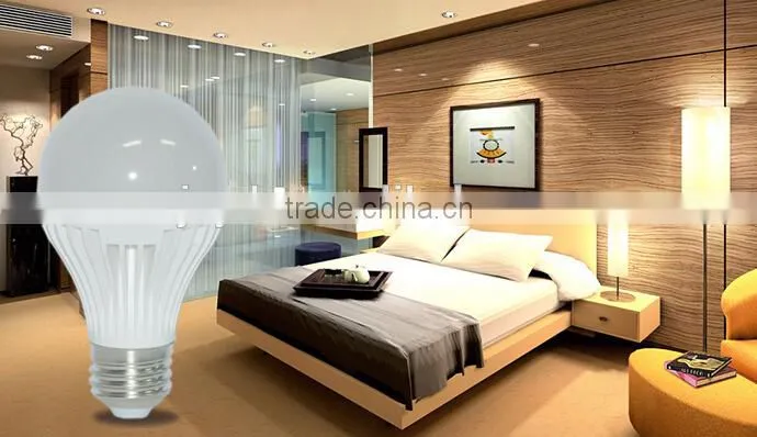 Good quanlity plastic and aluminum 5w 7w 9w A60 led bulb