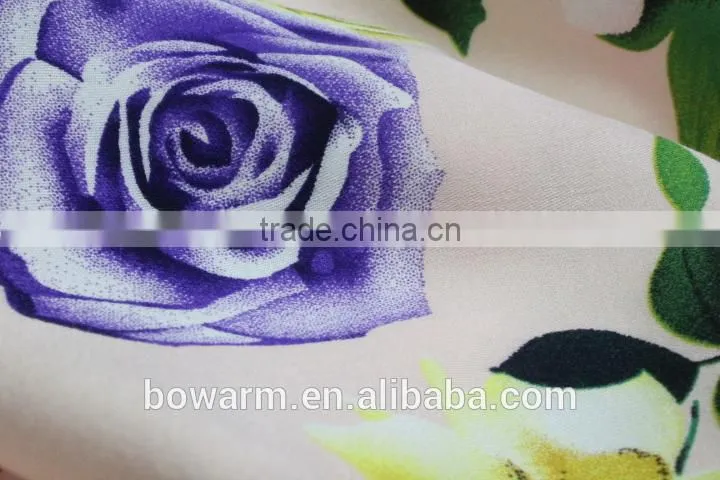 Rayon Satin Printed Fabric