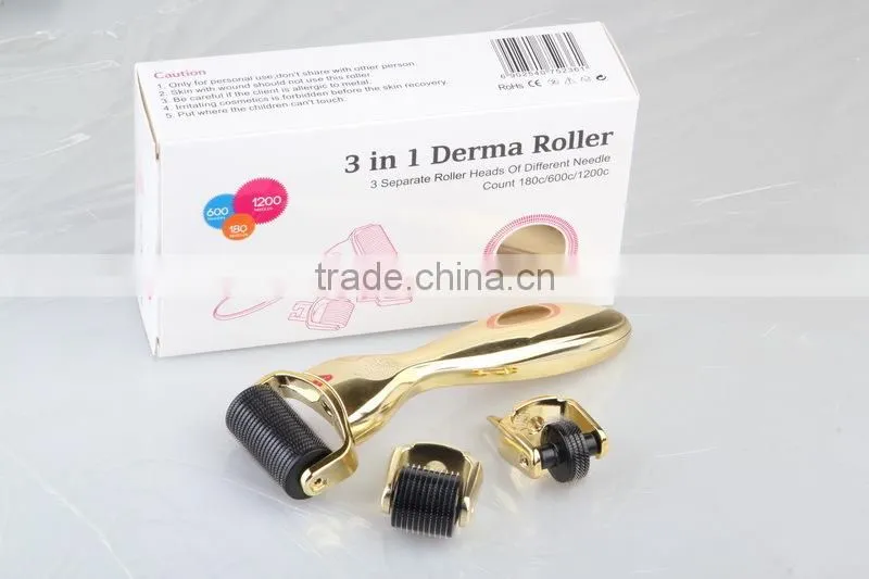 NL-301 New 1200+600+180 micro needle body and face derma roller kit