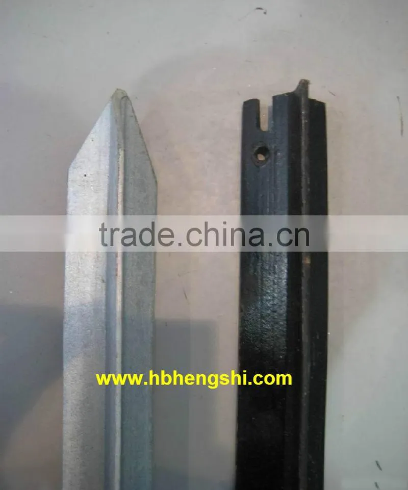 Hot dipped galvanized grassland post Professional Supplier