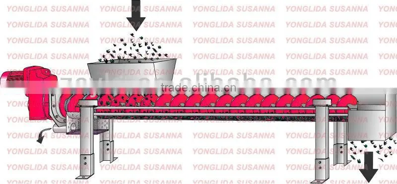 Sludge Treatment Process Screw Conveyer