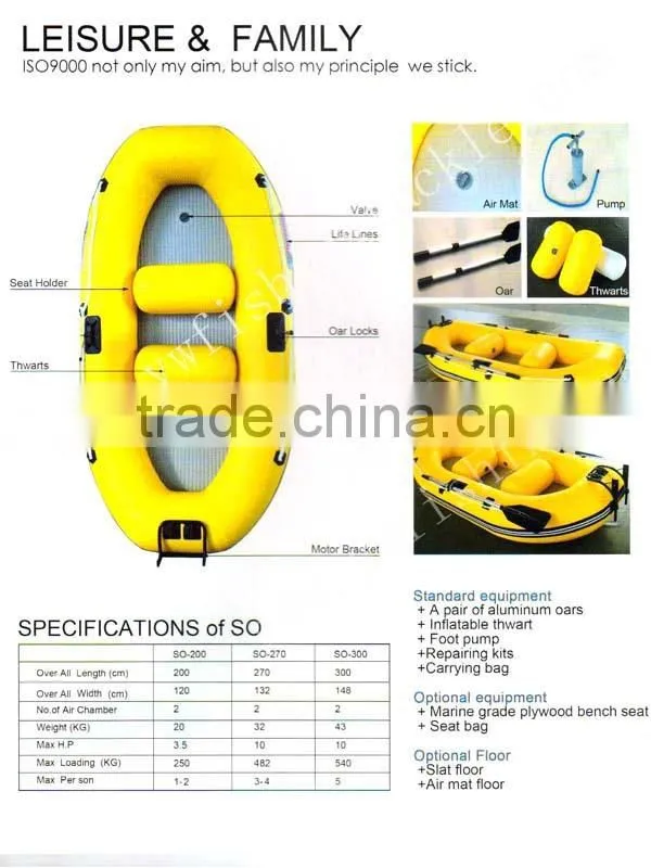 Economic folding fishing boat