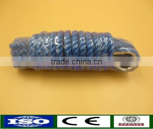 High quality white solid braided starter rope