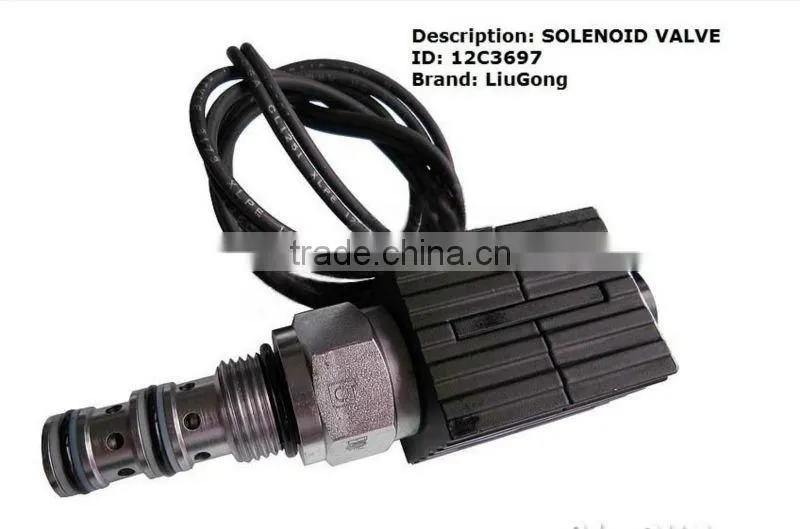 Solenoid Valves Liugong Equipment Part Liugong Spare Part Liugong Machine Part Liugong Genuine Spare Part