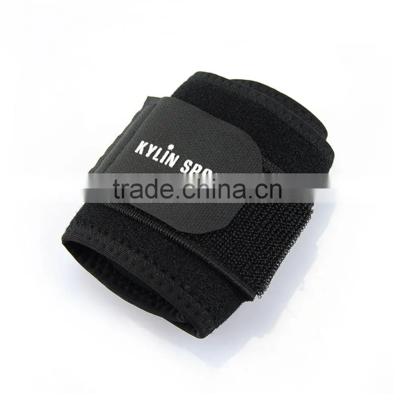 Wrap-around Black Sports Elbow Support Brace Band Strap with Pressure Pad