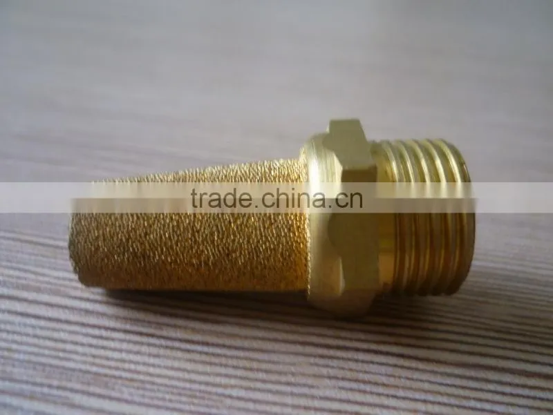 brass pneumatic silencer brass air muffler silencer