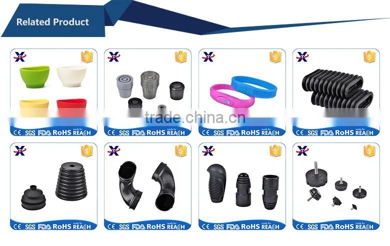 custom silicone rubber gromment rubber parts for cars