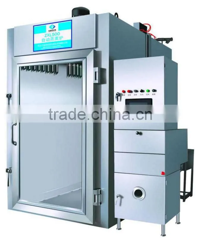 smokehouse machinery for hot dog sausage