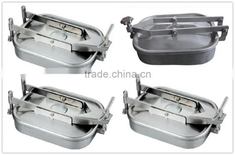 Stainless Steel Tank Parts Rectangular Manhole Covers