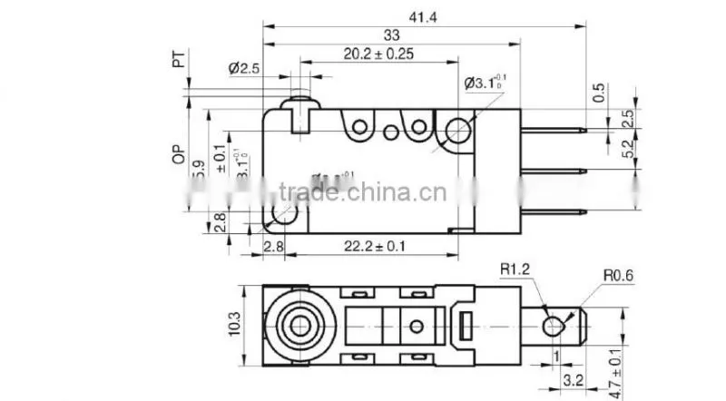 Waterproof micro switch WS2