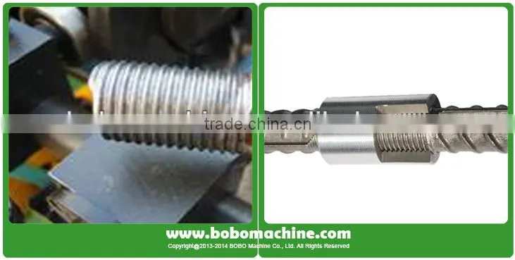 High speed thread rolling machine for pipe screw