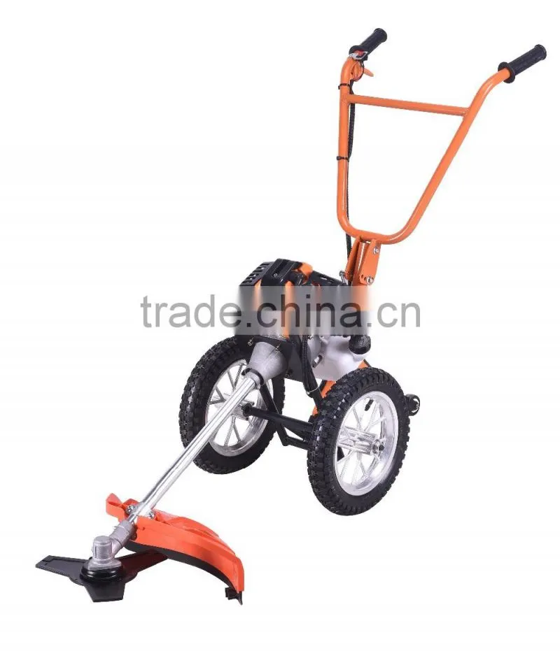 Hand push brush cutter,hand push grass cutter,hand push lawn mower with CE certificate
