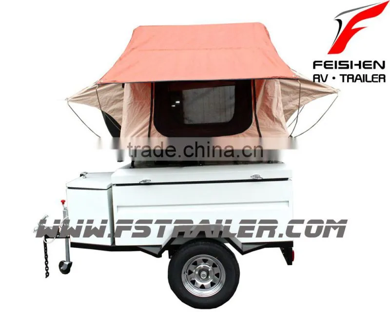 2015 hot sale off-road roof tent camping trailer