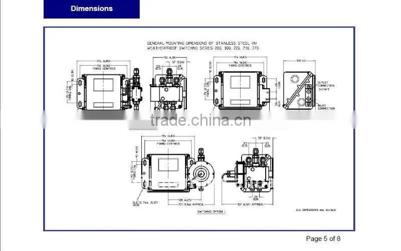 Pneumatic switch Delta-control