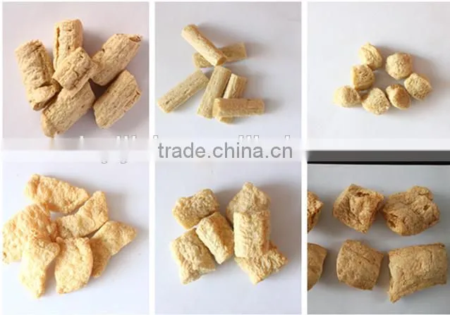 automatic TVP FVP Texture/Fiber vegetarian soya protein extruder machine process line