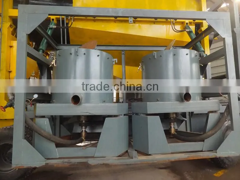 Gold concentration centrifuge for gold recovery
