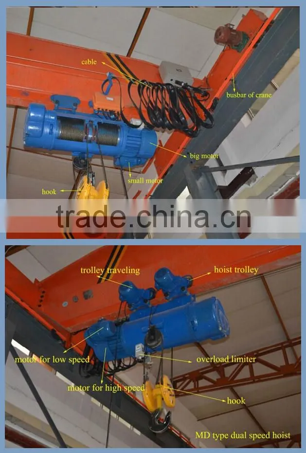Electric Wire Rope Hoist for Crane, Small Electric Hoist, Cheap Electric Hoist