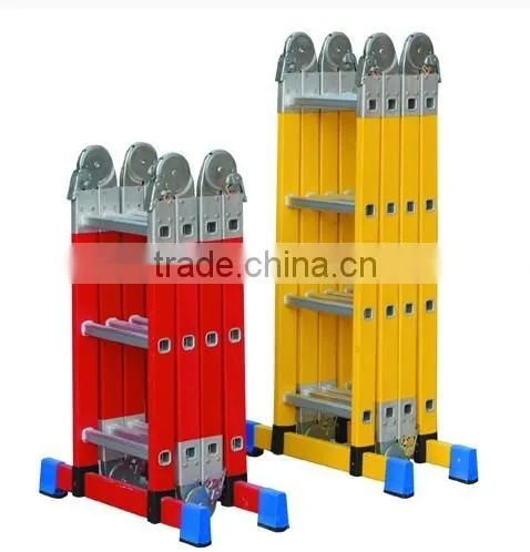 Wholesale non magnetic Low maintaining cost cheap fiberglass ladders
