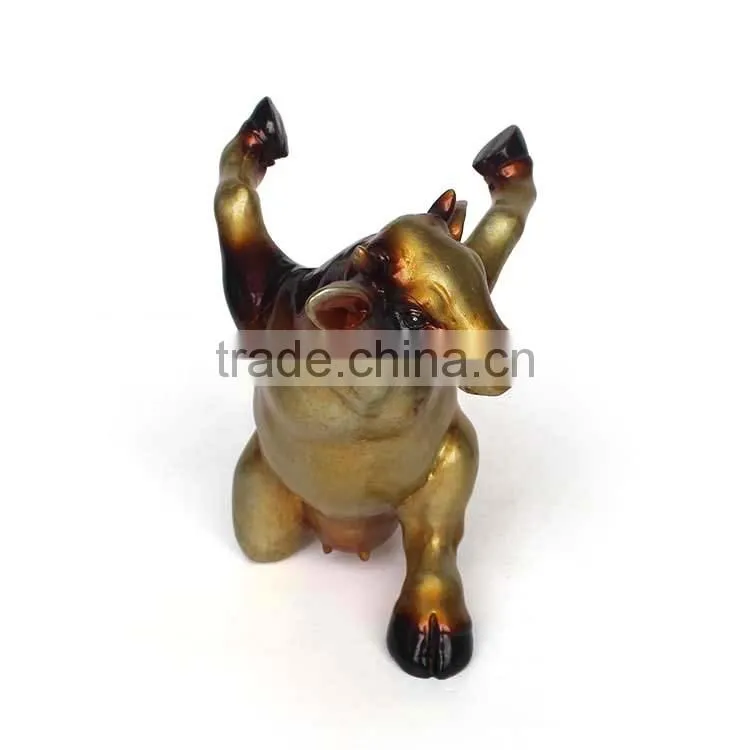2015 Cow Shape Design resin Animal Wine Bottle Holders