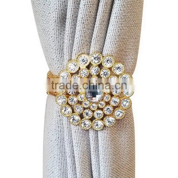 crystals jewelled curtain ring clip,curtain tie up