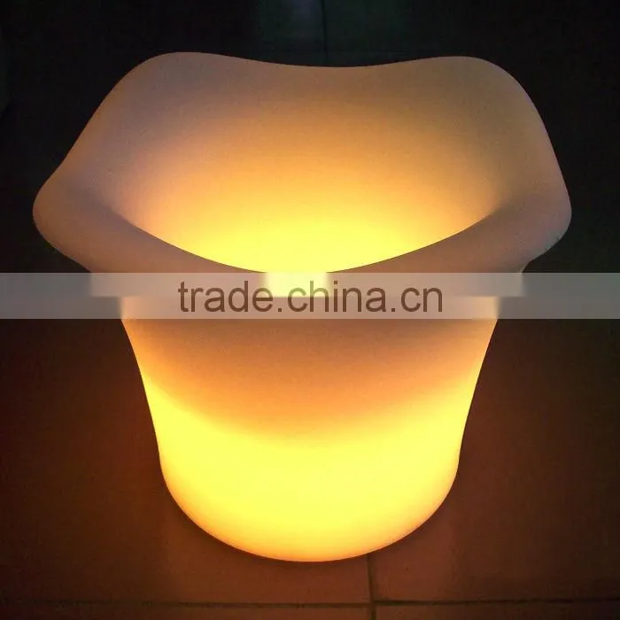 LED Light Wine Cooler