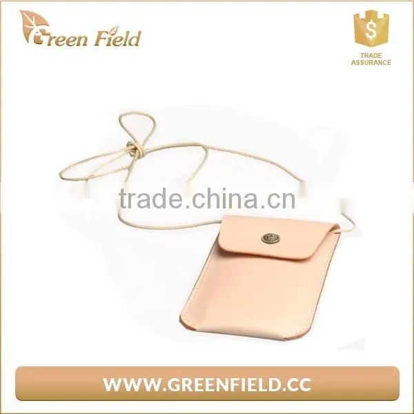 Shoulder strap cell phone PU leather pouch