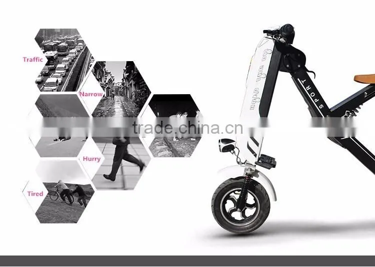 Mini Electro Bike, Folding Electric Bike 36V 400W, Light 10inch Electric Folding Bicycle