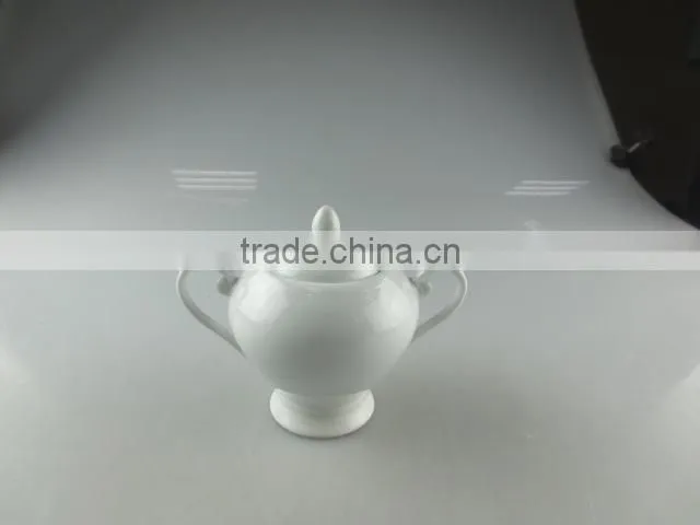 3pcs of white porcelain tea set for wholesales
