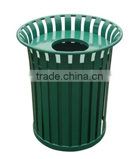 Arlau outdoor park metal bin steel with outdoor