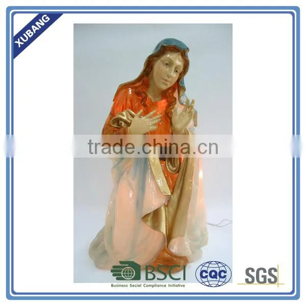 handmade high quality Christmas religous figurine decoration lights