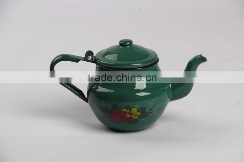 Hot sale 9-14cm enamel small tea kettle enamel tea pot
