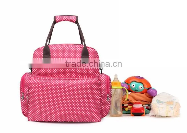 Fashion multi-function changing diaper backpack bag