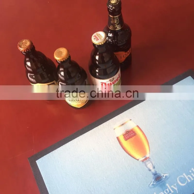 high quality non woven OEM custom rubber bar mat