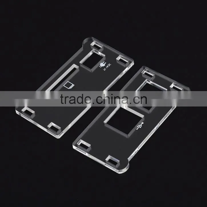 Raspberry PI Transparent Acrylic Custom Computer Case Fabricatio Enclosure Computer Box + Heat Sink Kit