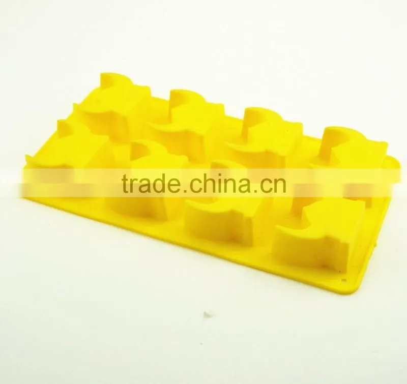 11195 cow head shaped silicone chocolate mould and mold