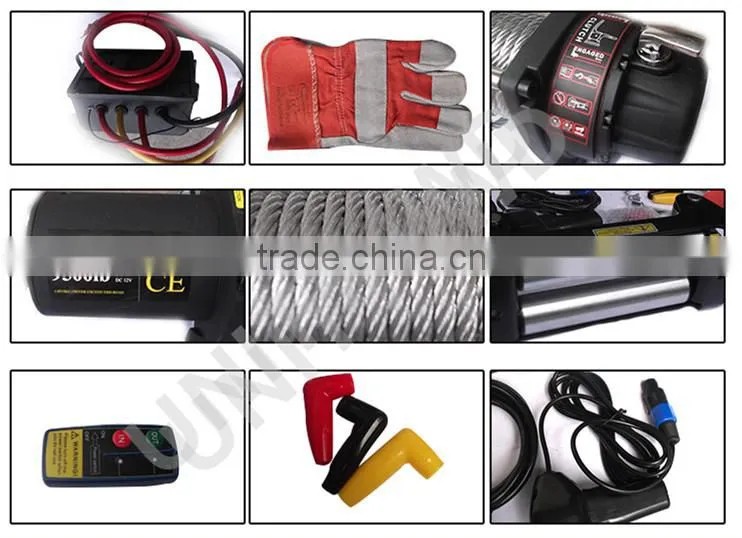 Unity professonal in OEM Brand New High Qaulity EW13500I Wireless control and Fairlead UNIVERSAL electric worm gear winch