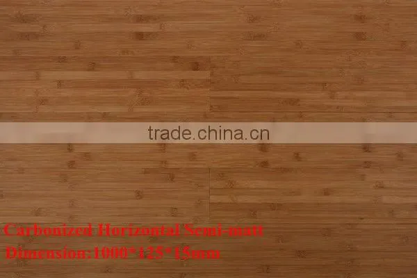 Environmental Chinese Factory Supplied Horizontal Matt Bamboo Hardwood Flooring