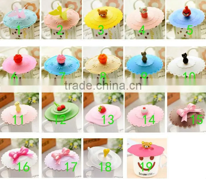 clear cup with lid ps cup lid eco-friendly silicone cup lids