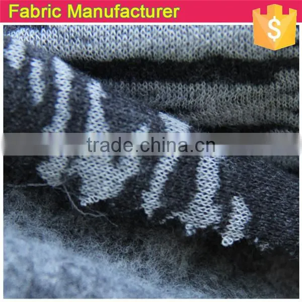 CVC BURNOUT FABRIC FRENCH TERRY