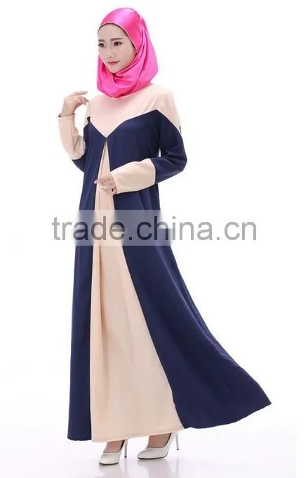 latest fashion middle aged women elegant muslim long dress