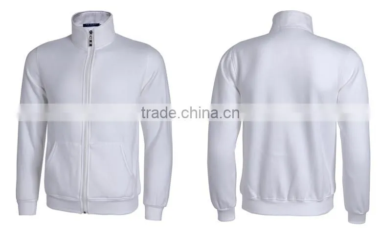 Wholesale high quality Mens stand collar zipper jacket without hood top selling