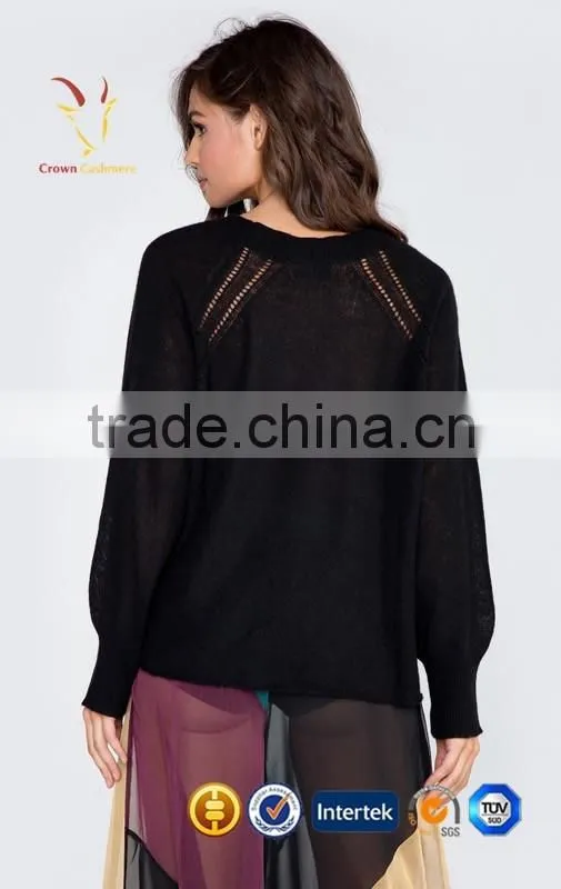 100% Pure Cashmere Pullover Women Jumpers Wool Sweater for Ladies
