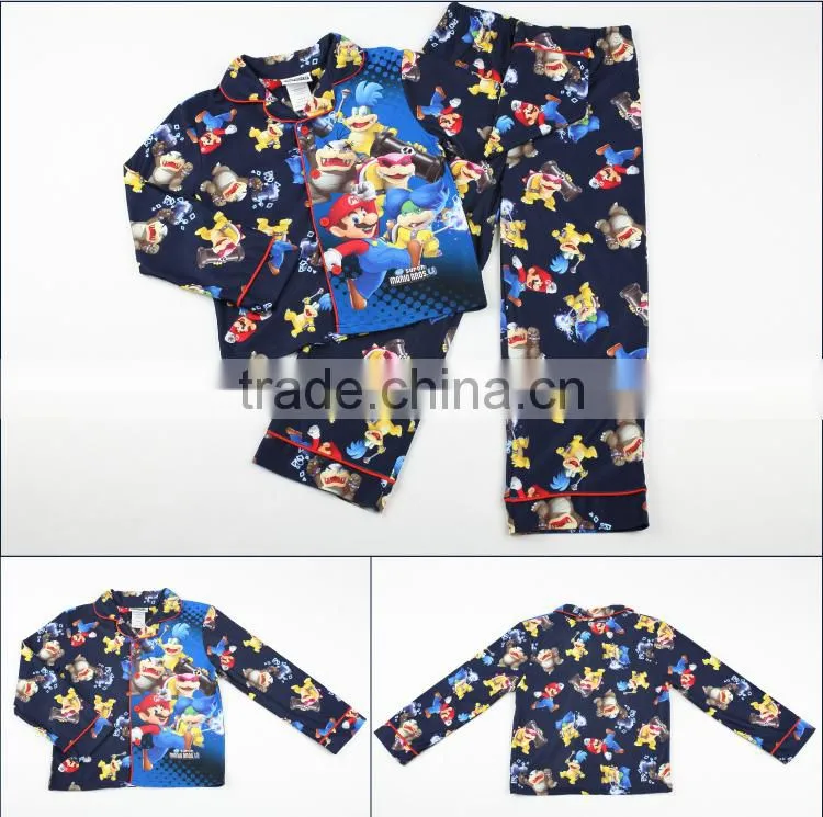 coat style pajamas printing pajamas license pajamas