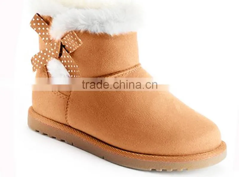 2014 hot sales new fashion winter kids footwear