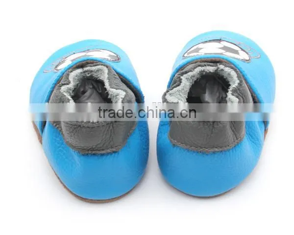 Wholesale breathable popular lovely soft leather baby shoes