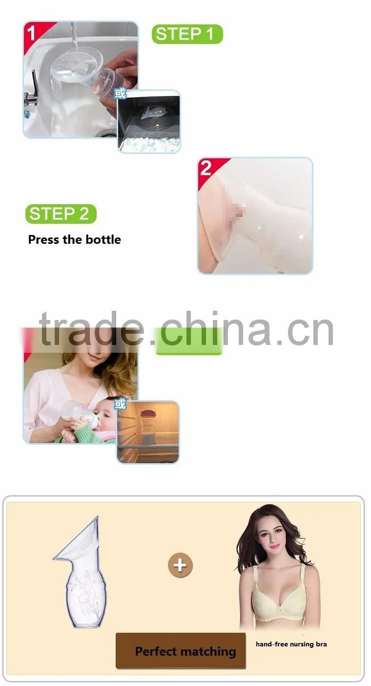 breast pump/breast milk collector/pacifier clip