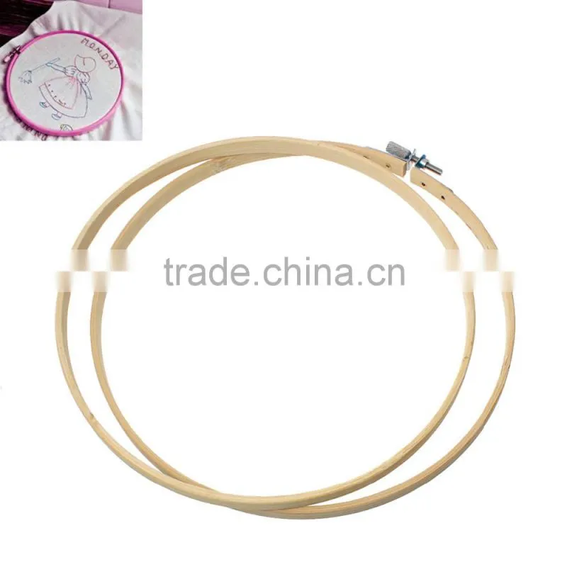 Cross Stitch Supplies Circle Round Natural Bamboo Wholesale Embroidery Hoops